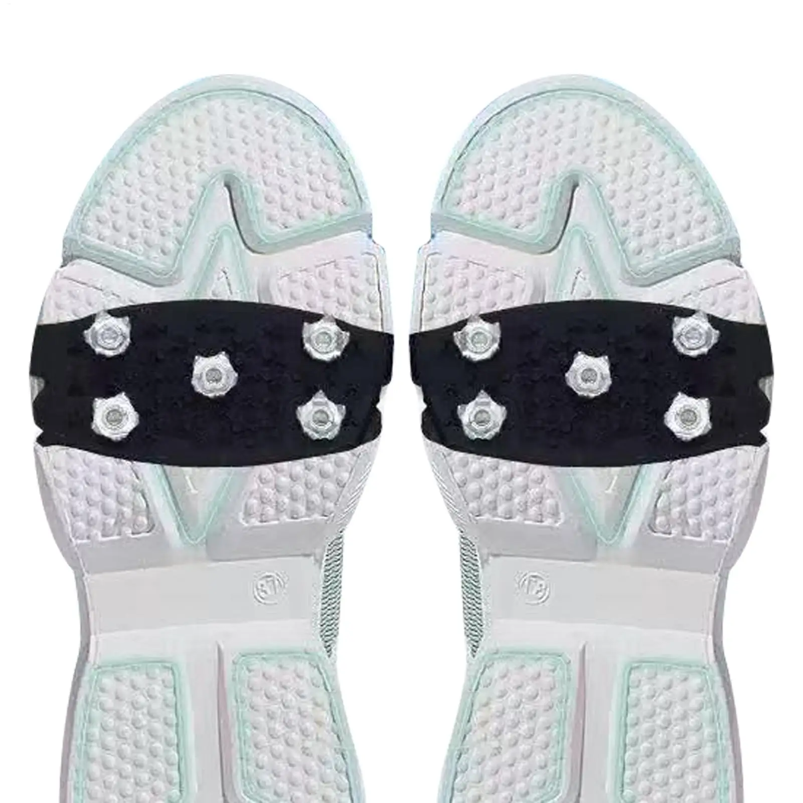 Eisgriffe für Schuhe, 5-Zahn-Schuhe, Steigeisen, Gehen, Eis-Traktionsstollen, Schneegriffe, Stollen zum Wandern, Klettern, Gehen, Skifahren