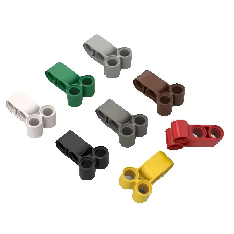 30pcs Technology Parts 32557 Pin Connector Perpendicular Double 3L Bricks Building Blocks Accessories Parts Compatible with Toys