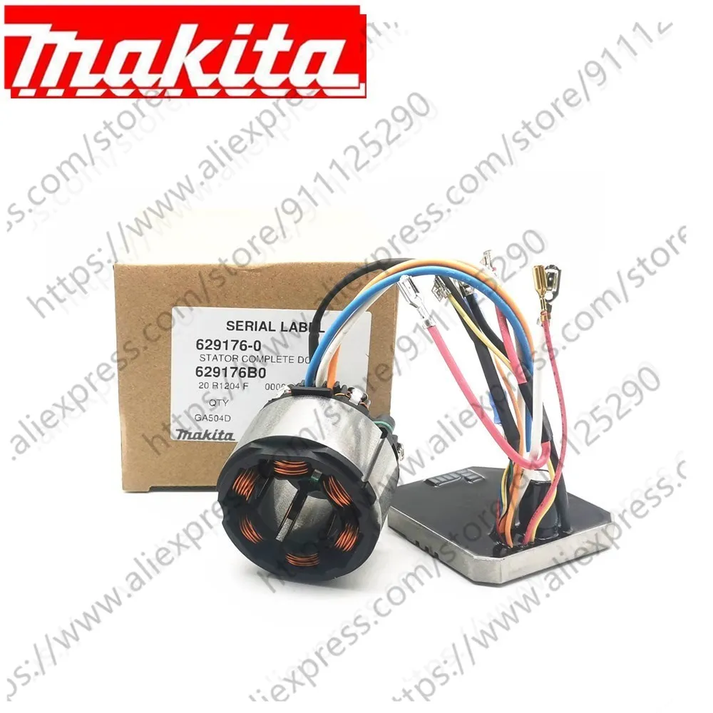 Chính Hãng Stator Cho Makita DGA504 DGA454 GA504D DGA404 XAG03 DSC250 629140-1 629176-0 629134-6