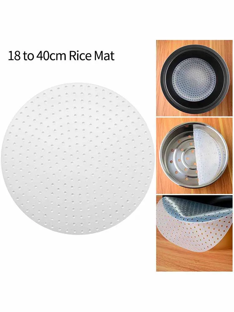 

Rice Cooker Burnt Proof Silicon Pad 18/20/25/26/28/33//35/37/40CM Anti-burn Pad For Commercial Rice Cookers To Prevent Scabs