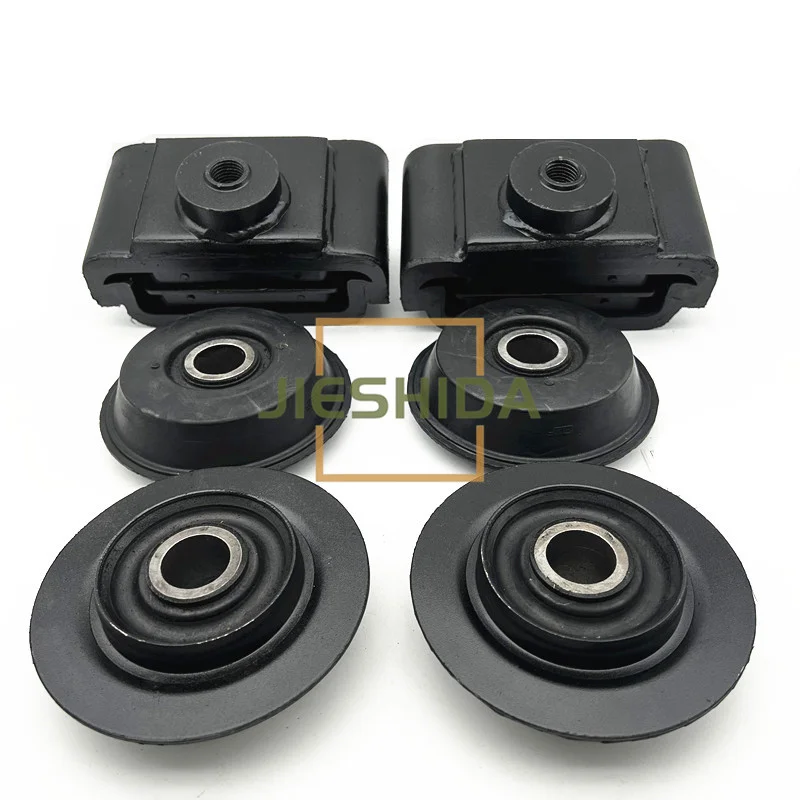 For Hitachi ZAX450 470 490-3 Machine Foot Rubber Engine Foot Cushion Cushion Rubber Shock Absorber Rubber Excavator