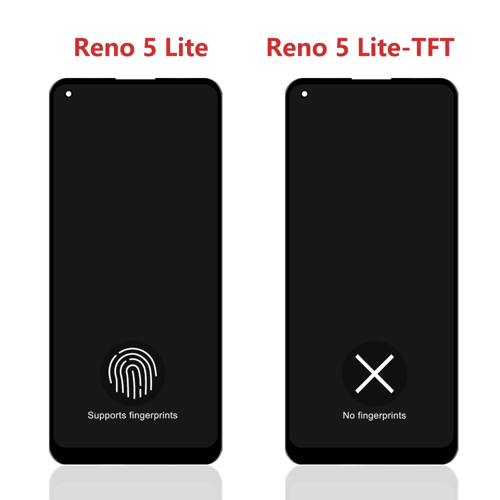 6.43\'\'For OPPO Reno5 Lite For  Reno 5 Lite CPH2205 LCD Display Touch Screen Digitizer Assembly Replacement