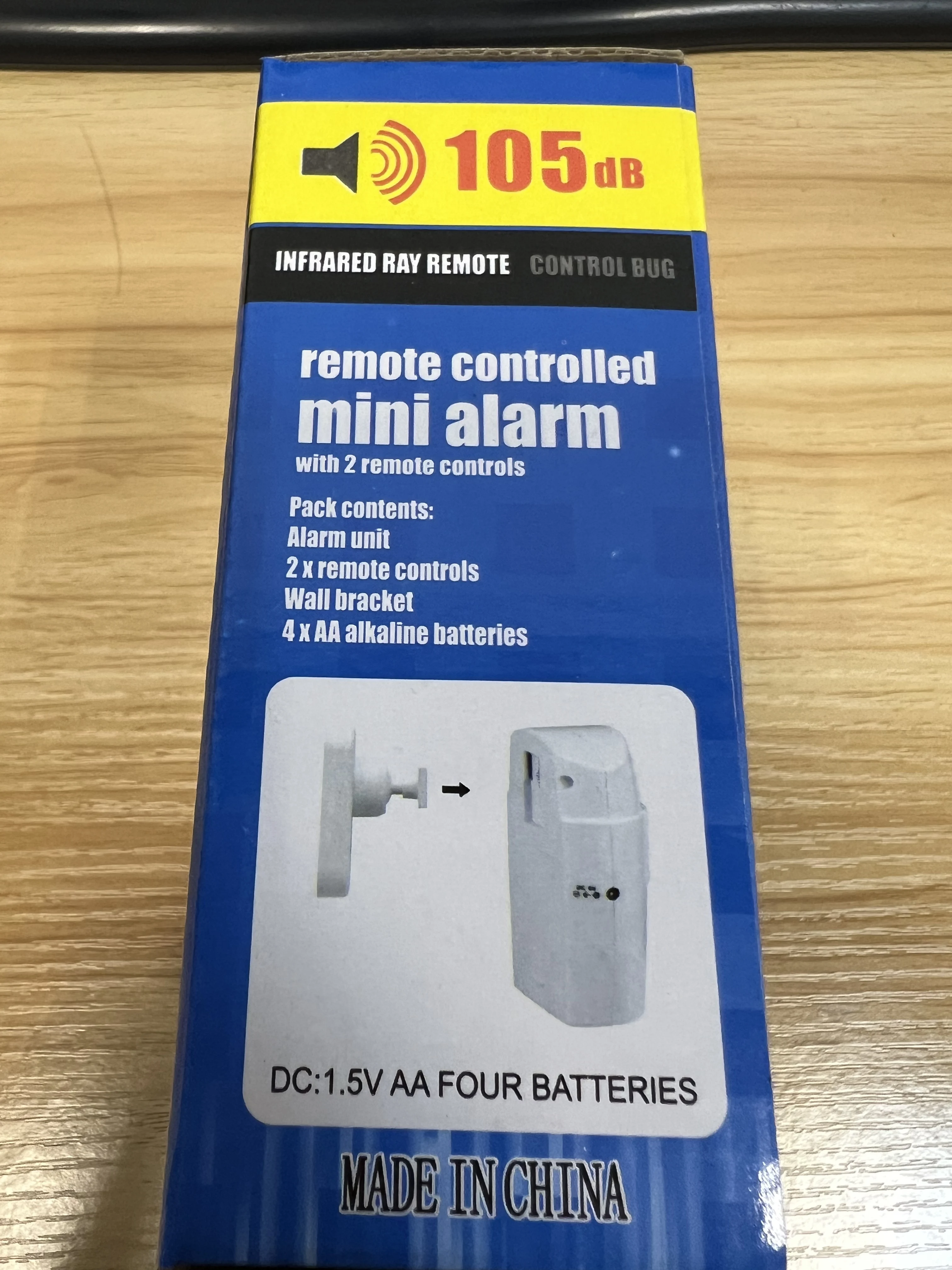 

Home Smart Wireless Home Security PIR Alert Infrared Sensor Alarm system Anti-theft Motion Detector Alarm 105DB Siren