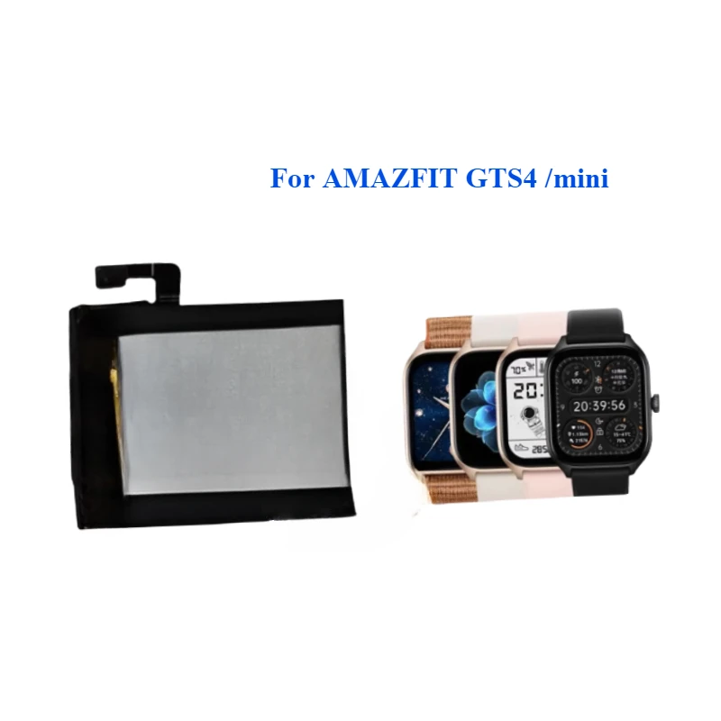 For AMAZFIT POP GTS 3 2 Gen ECG Version GTR 3 Pro A2009 T-REX A1918 A1913 GTS4 MINI AC1807  A1928 A1929 Smart Watch Battery