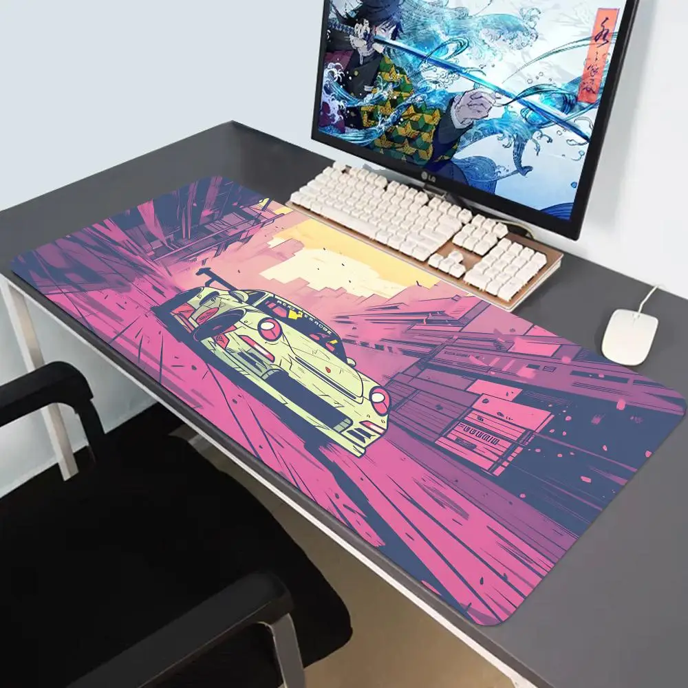 HYBXAXC Nostalgic Car Mouse Pad, Comic Theme Table Pad, Non-slip Waterproof Mouse Pad Decoration, Perfect Gift for Friends
