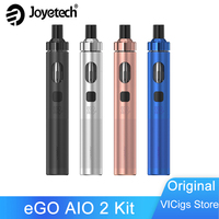 Original Joyetech eGO AIO 2 Kit 1700mah Battery 20W Vape Pen 2ml Cartridge Pod with BFC 0.8ohm Coil Electronic Cigarette Vape