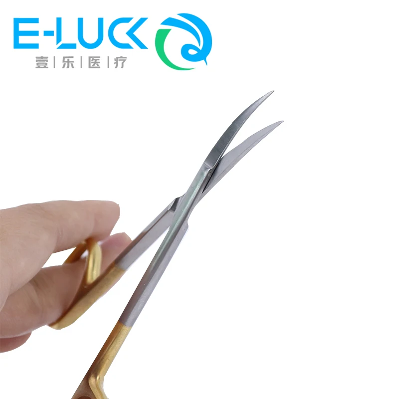 1Pcs Dental Surgical Scissors 14/16cm Stainless Steel Odontología Dental Tools Straight/Curved Operating Scissors  Durable