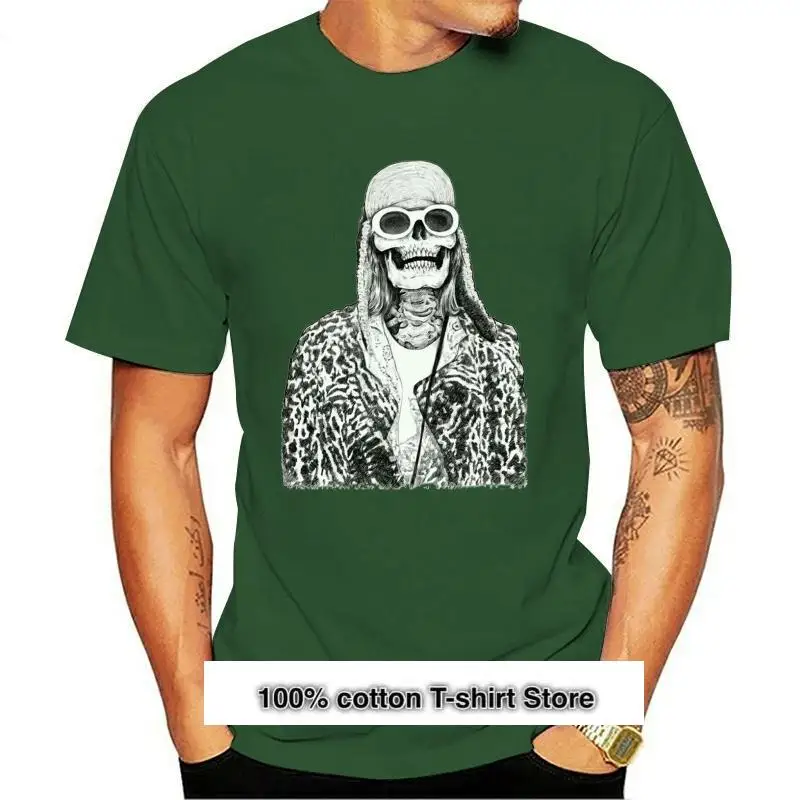 New Dead Famous Kurt T shirt cobain grunge sub pop skull halloween skulls music icon rock