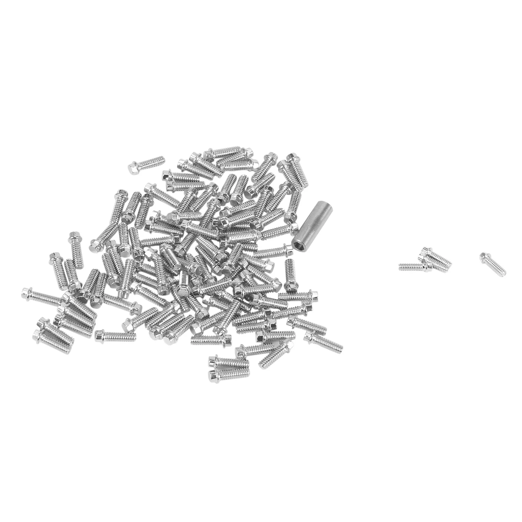 100Pcs 1.9 2.2 Wheel Rim M2 Screw Decoration for 1/10 RC Crawler Axial SCX10 90046 AXI03007