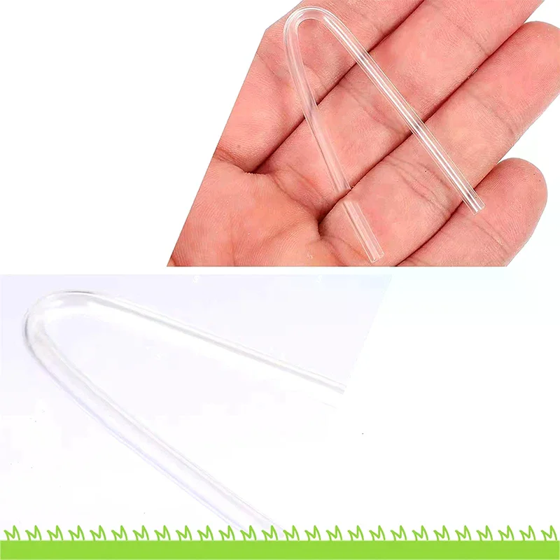 U Shape Bte Earmold Hearing Aid Bent Tubing Pvc Transparent Earmold Tube Tubing for Diy Bte Hearing Aid Accessories