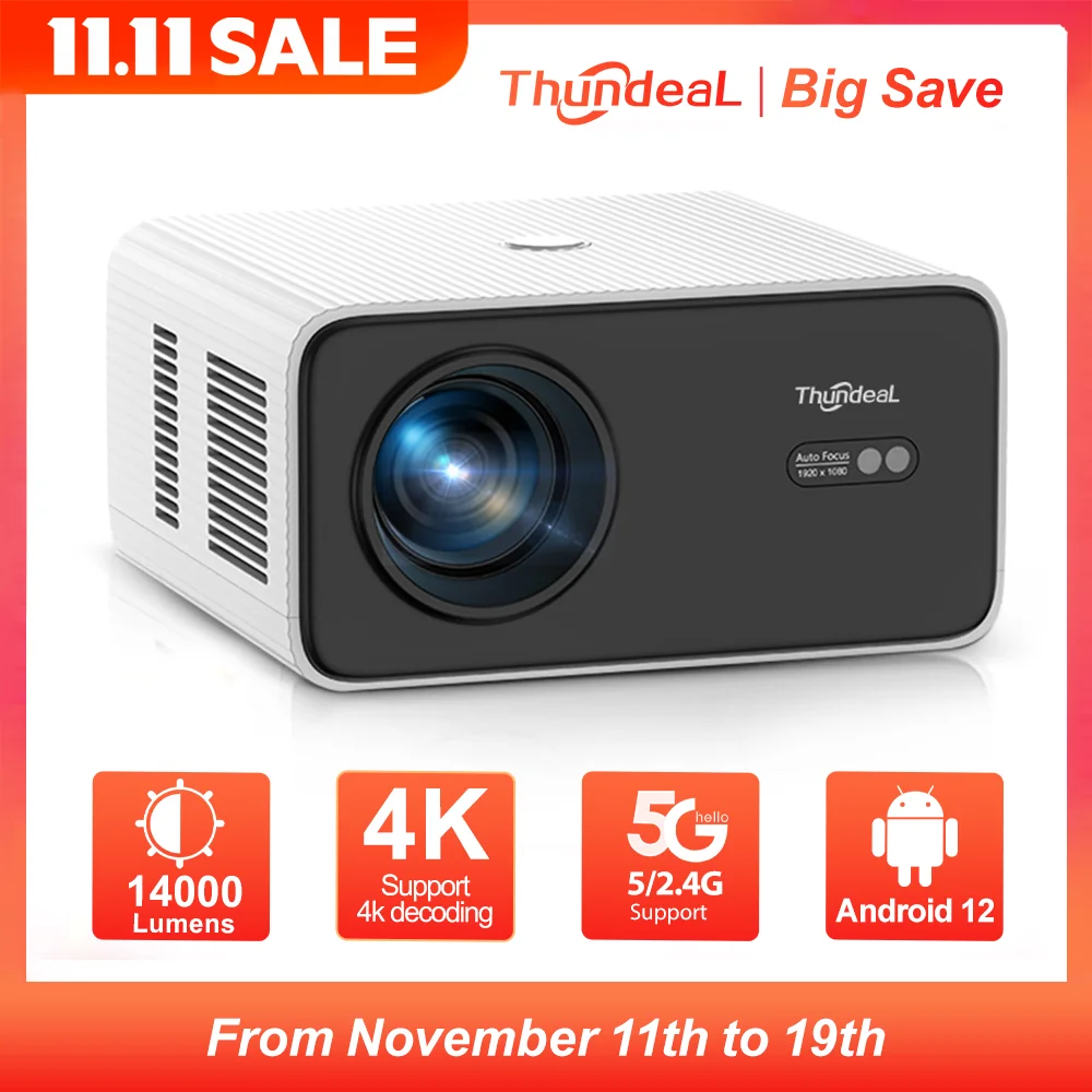 Портативный проектор Full HD ThundeaL