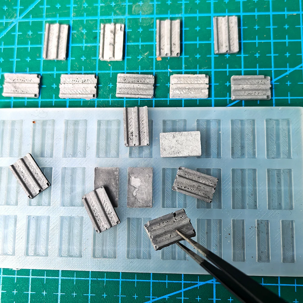 1Set Miniature Brick Tile Silicone Mold DIY Model Making Architecture Material Handmade House/Garden/Railway Scene Diorama Tools