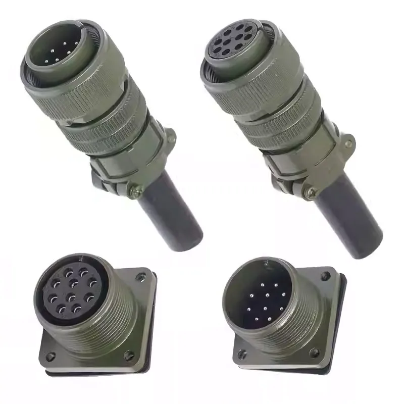 MIL-C Circular Connectors Plug Socket 20-18 20-27 20-29 Specification 5015 MS3102A MS3106A MIL STD Connector for Electronics