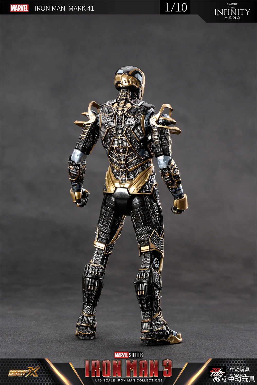 Iron Man Mk41 Marvel Action Figures, Anime Model Toy, Presentes de Aniversário, Frete Grátis, Pre-Order, Zdtoys1, 10