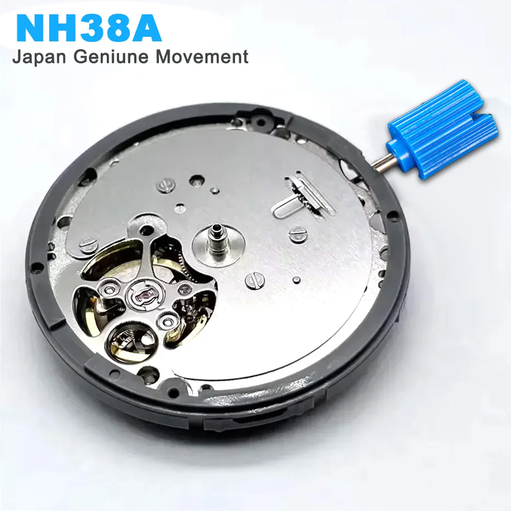 

Оригинальный механический механизм NH38A, мод, автоматический механизм для часов, 24 камня, высокая точность, NH38, верхние запасные части, аксессуары