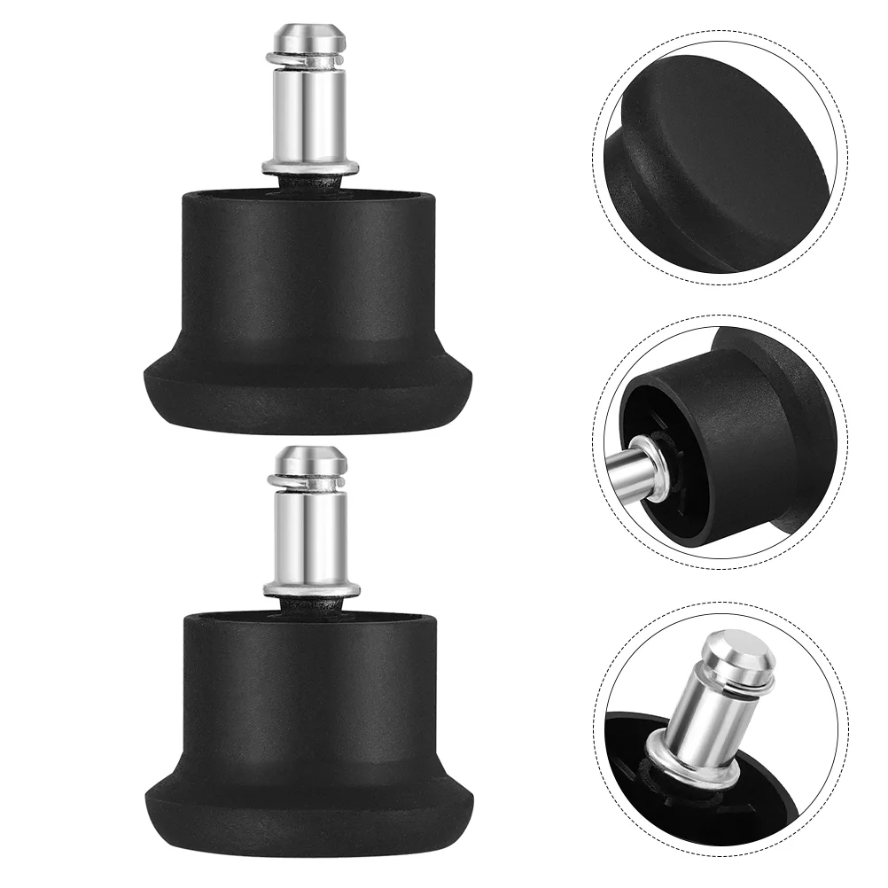15 Pcs Chair Fixed Foot Pad Wheel Stopper Rug Office Feet Computer Bell Glides Replacement Floor Mat Swivel