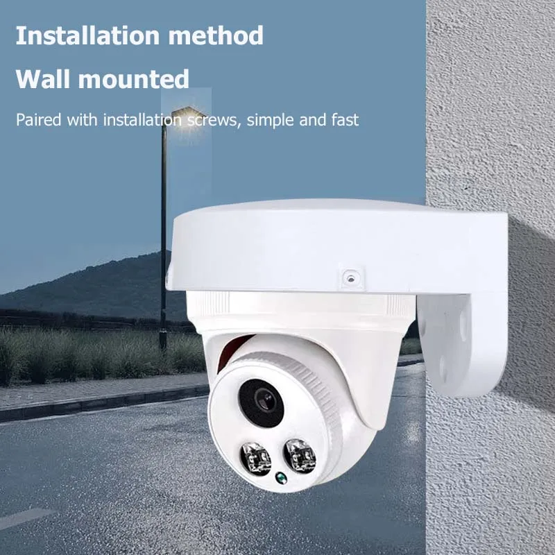 مراقبة قبة حامل كاميرات مراقبة عالي الجودة الملحقات سماكة البلاستيك L نوع دائم جدار جبل داخلي في الهواء الطلق صندوق تخزين الكابلات #6