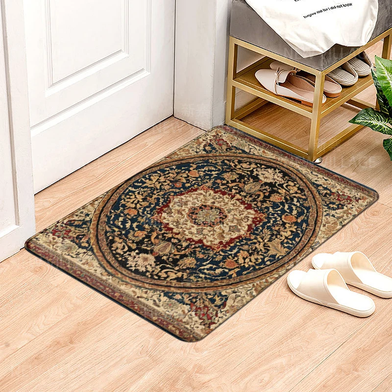 House entrance carpet Home door mat Modern Nordic style Room Bath Foot bathroom non-slip Kitchen water absorption rugs Abstract