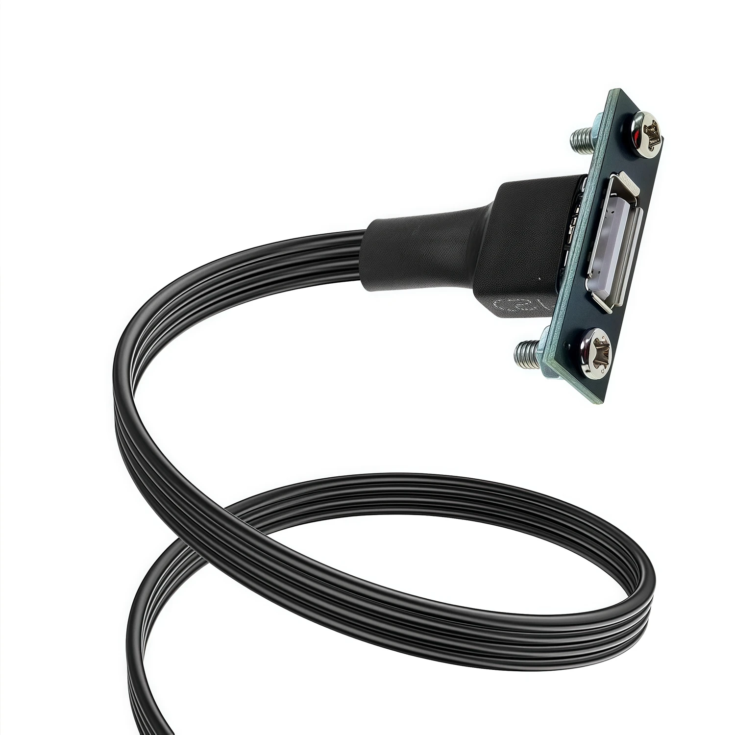 Cabo de extensão USB 2.0 macho para fêmea de 20 CM com orelhas, chassi, cabo defletor, cotovelo, mouse, teclado, unidade flash USB, impressora