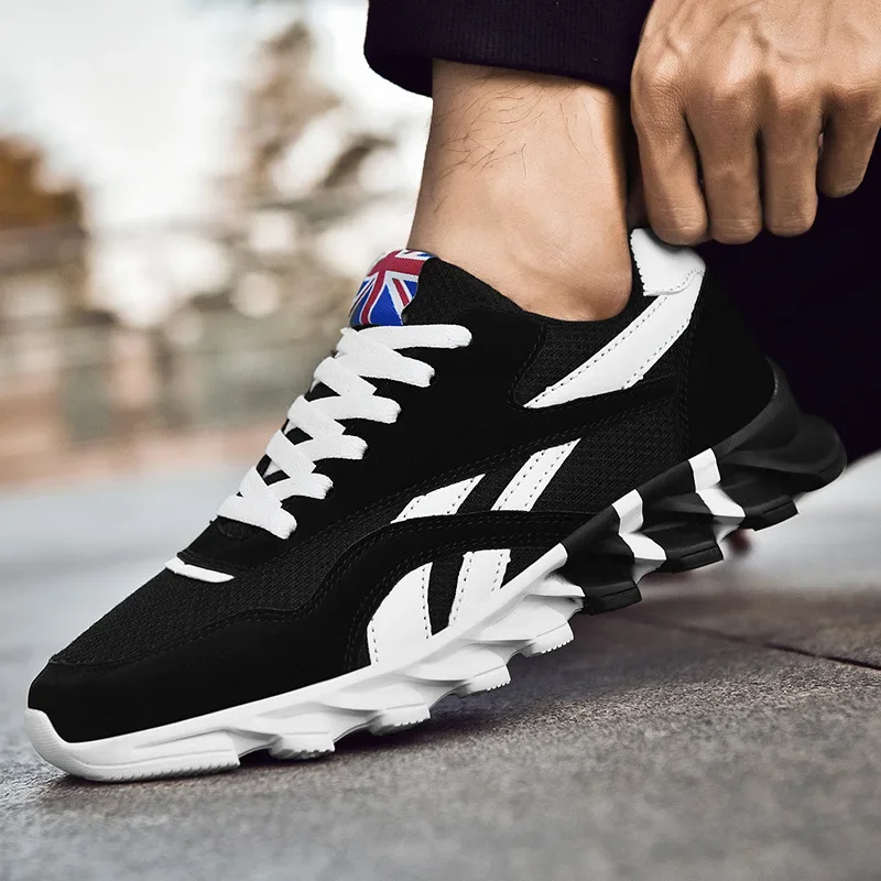 2026 New Hot Sales Trend Size 46 47 48 Men's Wear-resistant Cushioning Thick-soled Fitness Sneakers Outdoor Breathable Running S
