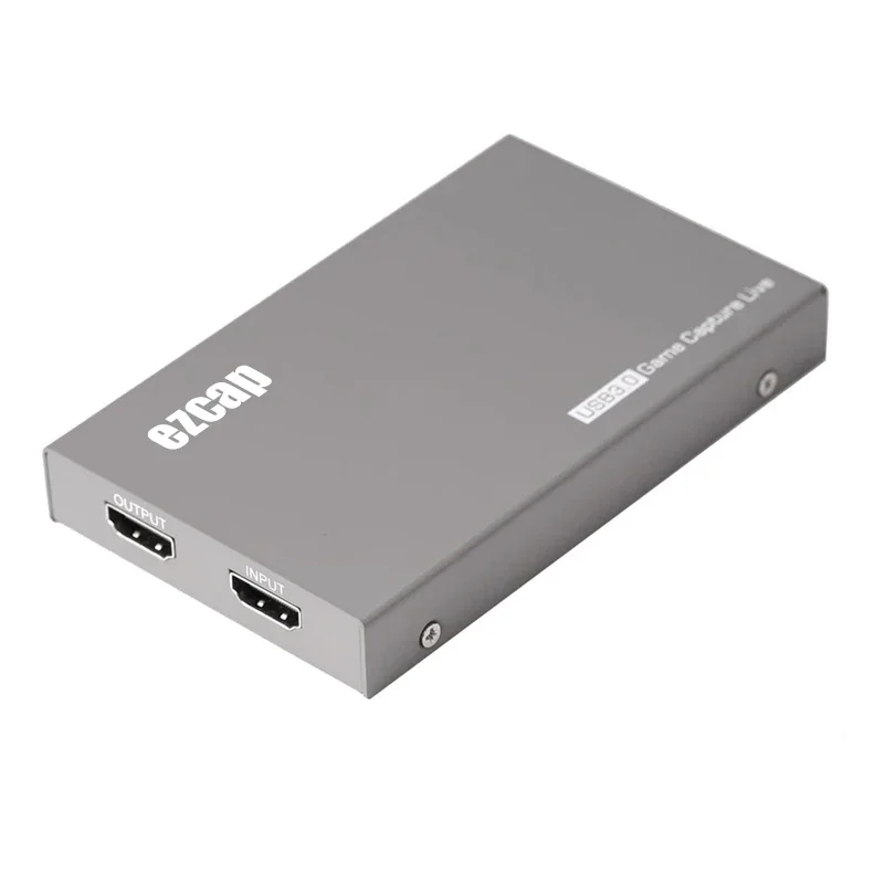 USB3.0 4K 60fps Video Capture Card HDMI To USB 3.0 Game Streaming Live Broadcast MIC In 3.5mm Gamepad Audio Input HDR Loop Out