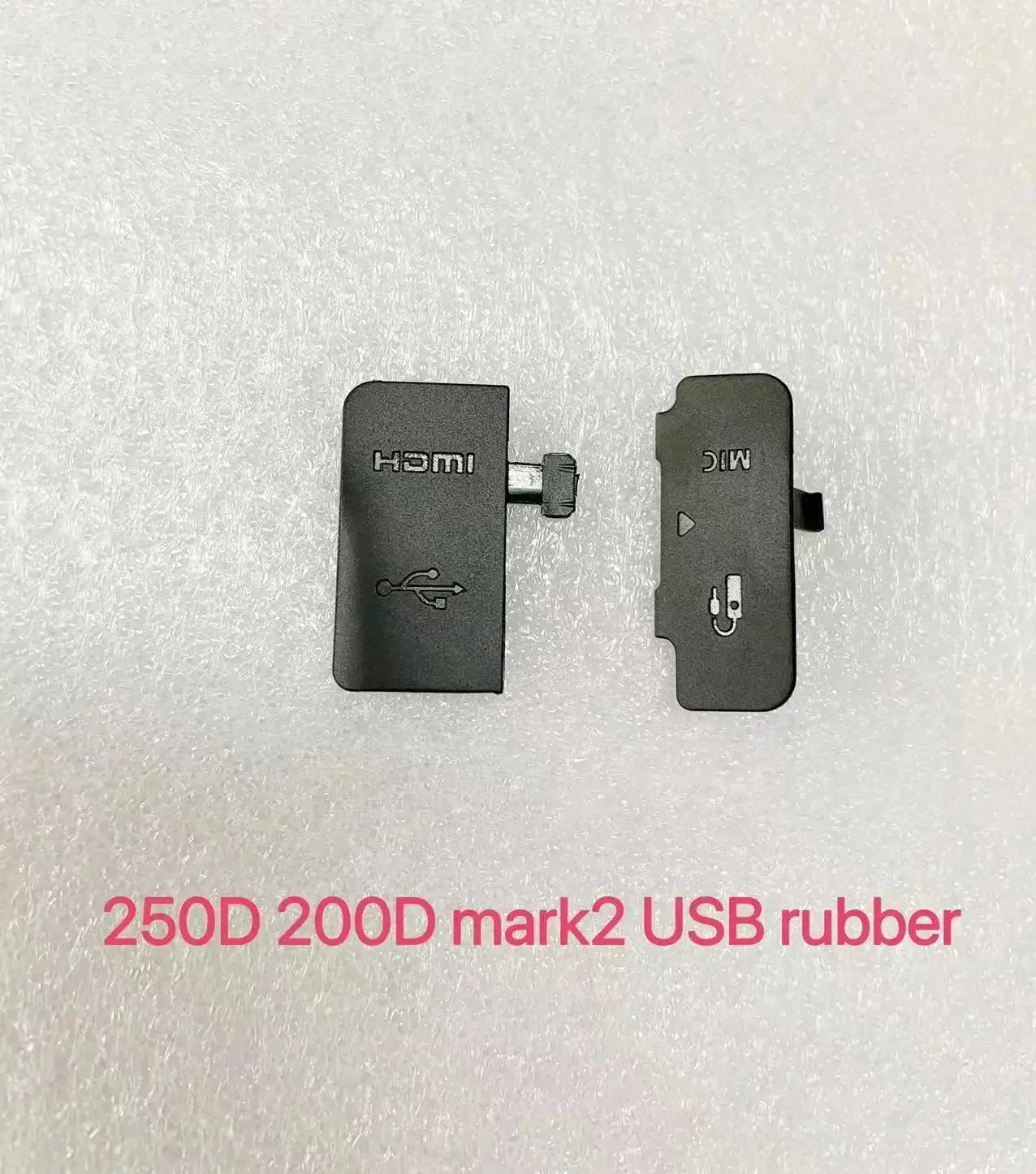 New for Canon 250D 200DII 200D mark2 USB rubber shutter line skin plug side cover skin camera repair