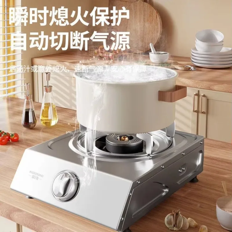 

Немецкая настольная газовая плита с одной горелкой из нержавеющей стали, бытовой огонь, природный газ, сжиженный газ, первоклассная энергоэффективность