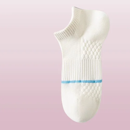 Chaussettes de sport invisibles pour hommes, chaussettes courtes, maille fine, bateau d'affaires, non ald, sans talon, haute qualité, 5/10 paires