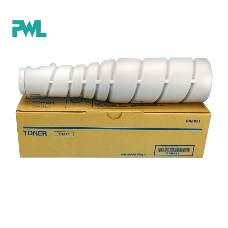 1 шт. TN217 тонер-картридж для Konica Minolta Bizhub 223 283 363 423 7828 расходные материалы для принтера 360 г