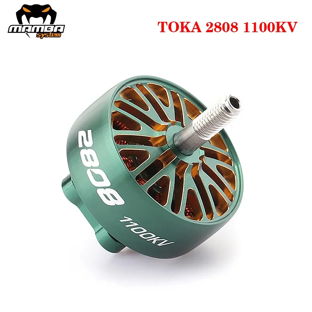 Motor sin escobillas DIATONE MAMBA TOKA 2808 1100KV 4-6S para dron FPV de largo alcance ROMA F7 de 7 pulgadas, multirrotor RC, X-Class Cinelifter