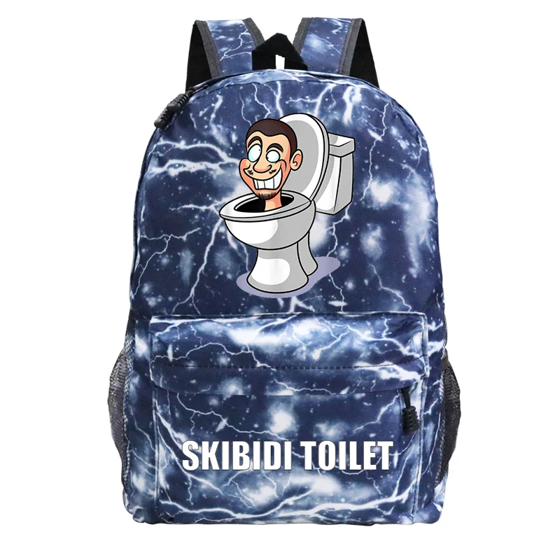 Sac à dos de toilette de jeu Skibidi pour enfants, sacs d'école de dessin animé pour garçons et filles, sac de voyage pour adolescents, sac à dos de sport, cadeaux pour enfants