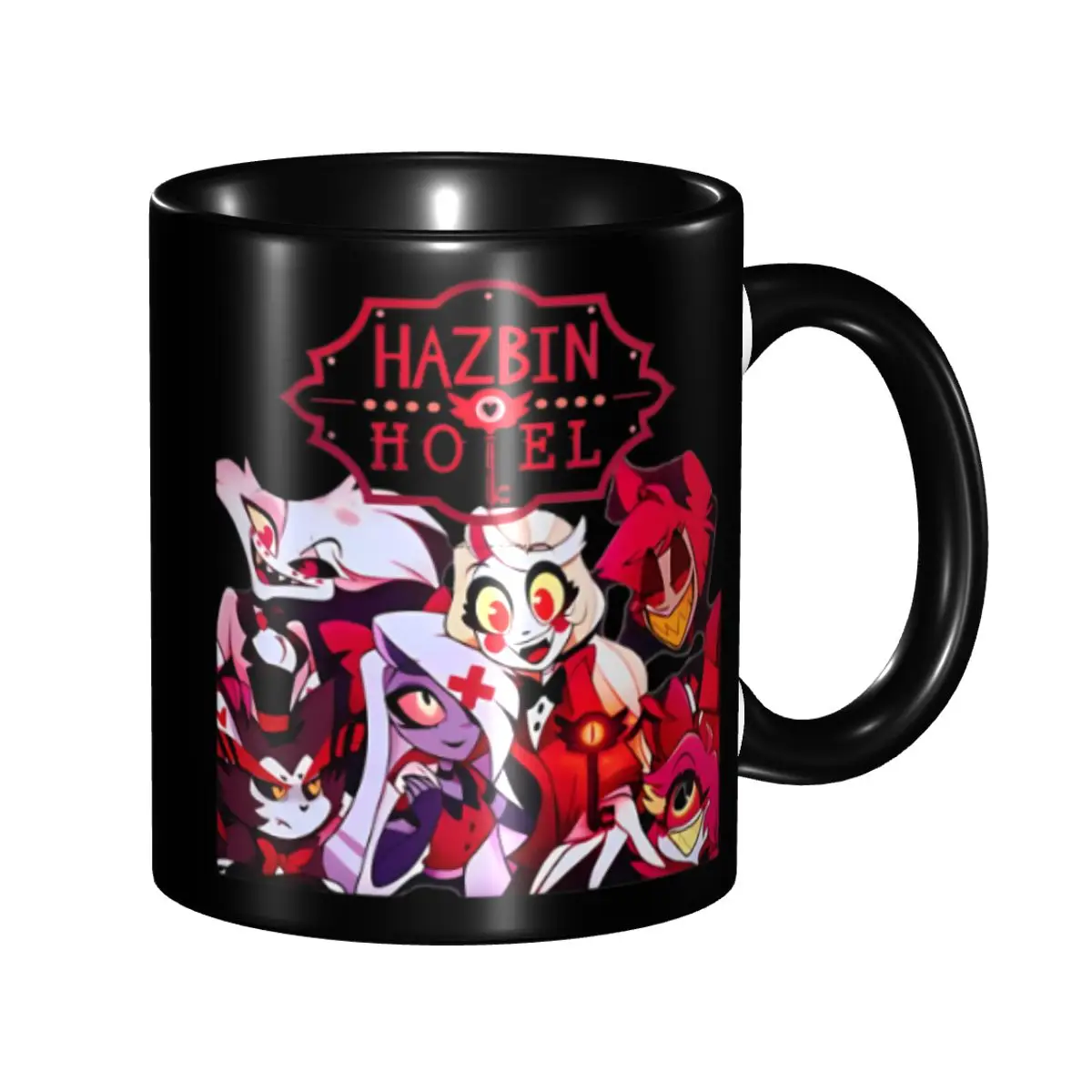 

Чайная чашка Hazbines Hoteles Alastor Vox 2, забавные кружки, подарки для женщин и мужчин