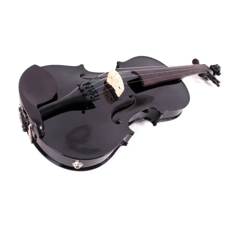 Nice Black Colors Electric & Acoustic Violin 4/4 #8567