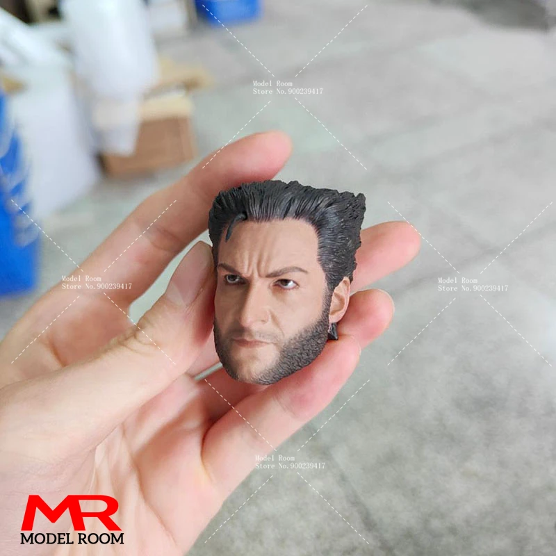 1/6 Hugh Jackman Head Sculpt Male Soldier Head Carving Model Fit 12\'\' Action Figure Body Dolls