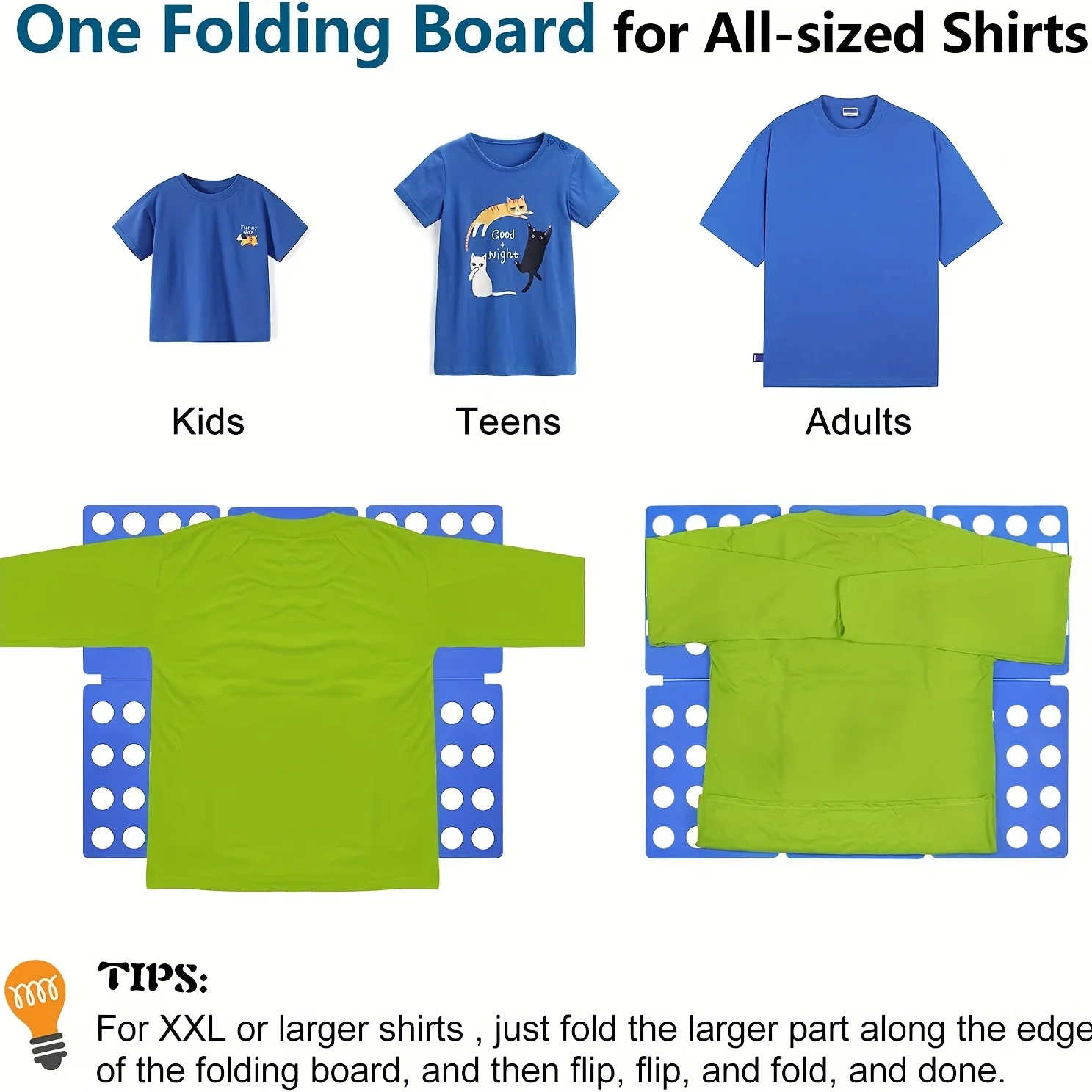 Shirt Folding Board T Shirts Jumpers Organizer Fold Save Time Clothes Holder Quick Clothes Folding Helper Home Lazy Storage Tool