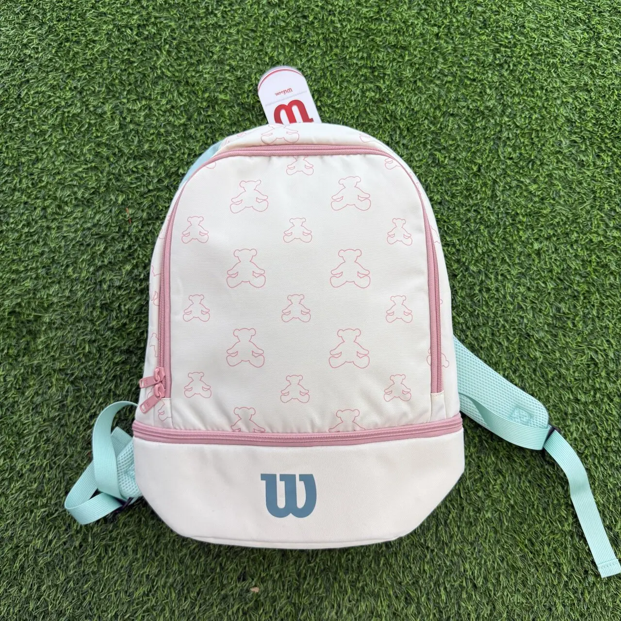 Wilson Minions Full Print Multi Large Capacity Tennis racket Equipment Storage Bag Large Capacity Double Shoulder Tennis Bag