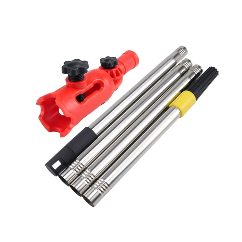 MultiAngle Paint Brush Extender Extension Poles Attachment Holder with Rotating Head Paint Edger Tool Esy to Use