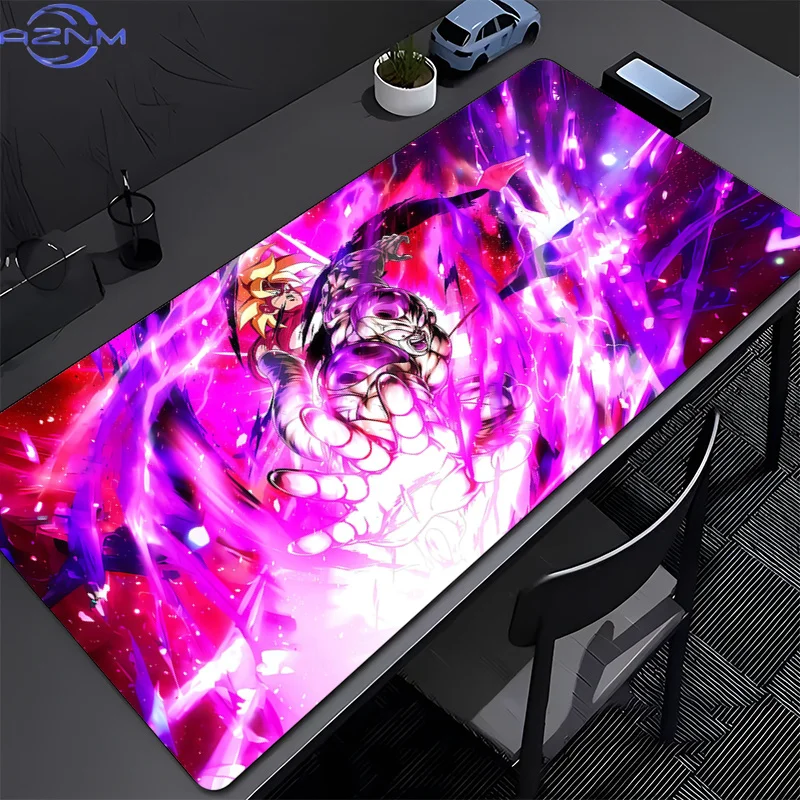 Dragon Ball Frieza Gaming Mouse Pad Accessories Office Gamer Keyboard Desk Mat Non-Slip Laptop ground mat PC carpet big Mousepad
