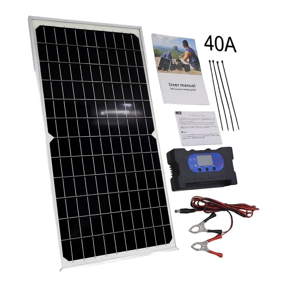 Camping for Power for source Battery-free Drive Controller 18V Charging Panel 15.94in*7.91in*0.70in Max Photovoltaic Voltage