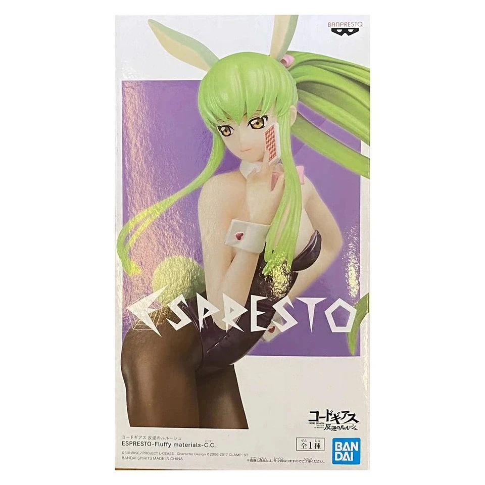 

Оригинальные Banpresto ESPRESTOouvre Lelouch de la Rebelión 22 см CC chica conejito, аниме фигурки для шика QWIOOE