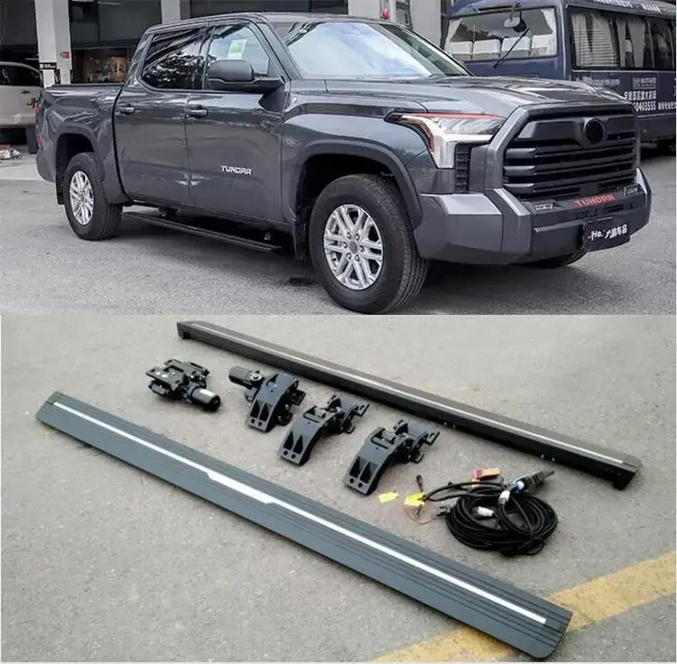 High Quality For Toyota Tundra 2018-2021 2022 2023 2024 Electric Motor Pedal Running Board Side Step Bar Nerf