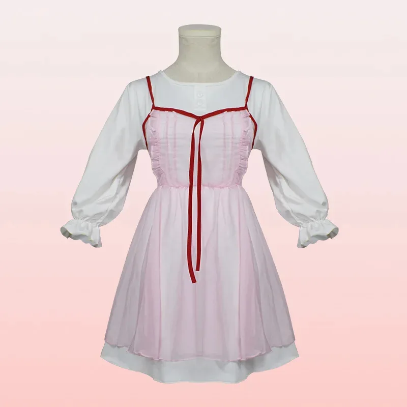 AIAI 2025Anime Your Lie in April Миядзоно Каори Cos Милое милое платье принцессы Студенческий костюм кампуса Косплей Парик для W