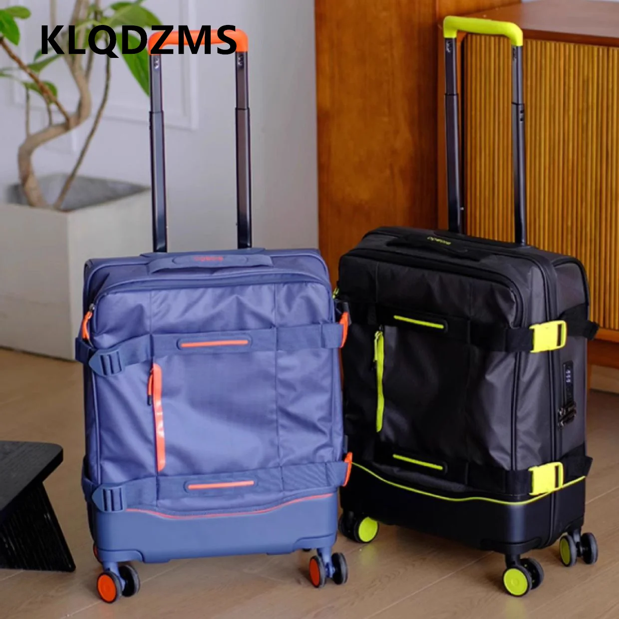 KLQDZMS Oxford Cloth Suitcase 20 Inches Boarding Box 24