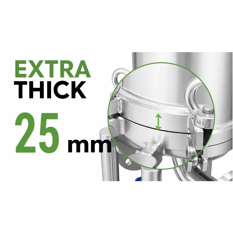 304 Stainless Steel Multi Cartridge Filter Housing For Water Treatment - Food Grade, 1.0 Mpa High Pressure