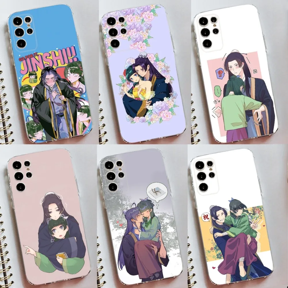 

The Apothecary Diaries Phone Case Silicone Case For Samsung S30,S23,S21,S22,S20 Ultra,S20 FE lite,S10,S9,S8 PIus Cover Clear