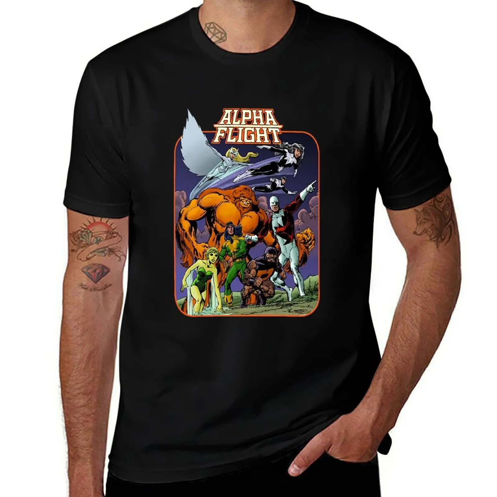 

Alpha Flight T-ShirtAlpha Flight exclusive T-Shirt_by The Pop Fan Shop!_ T-Shirt funny gifts blanks t shirt men