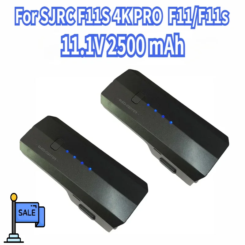 

For SJRC F11S 4K PRO Drone Battery 11.1V 2500 mAh Battery F11 4K Camera 5G GPS Dron Accessories Lipo Battery For F11/F11s
