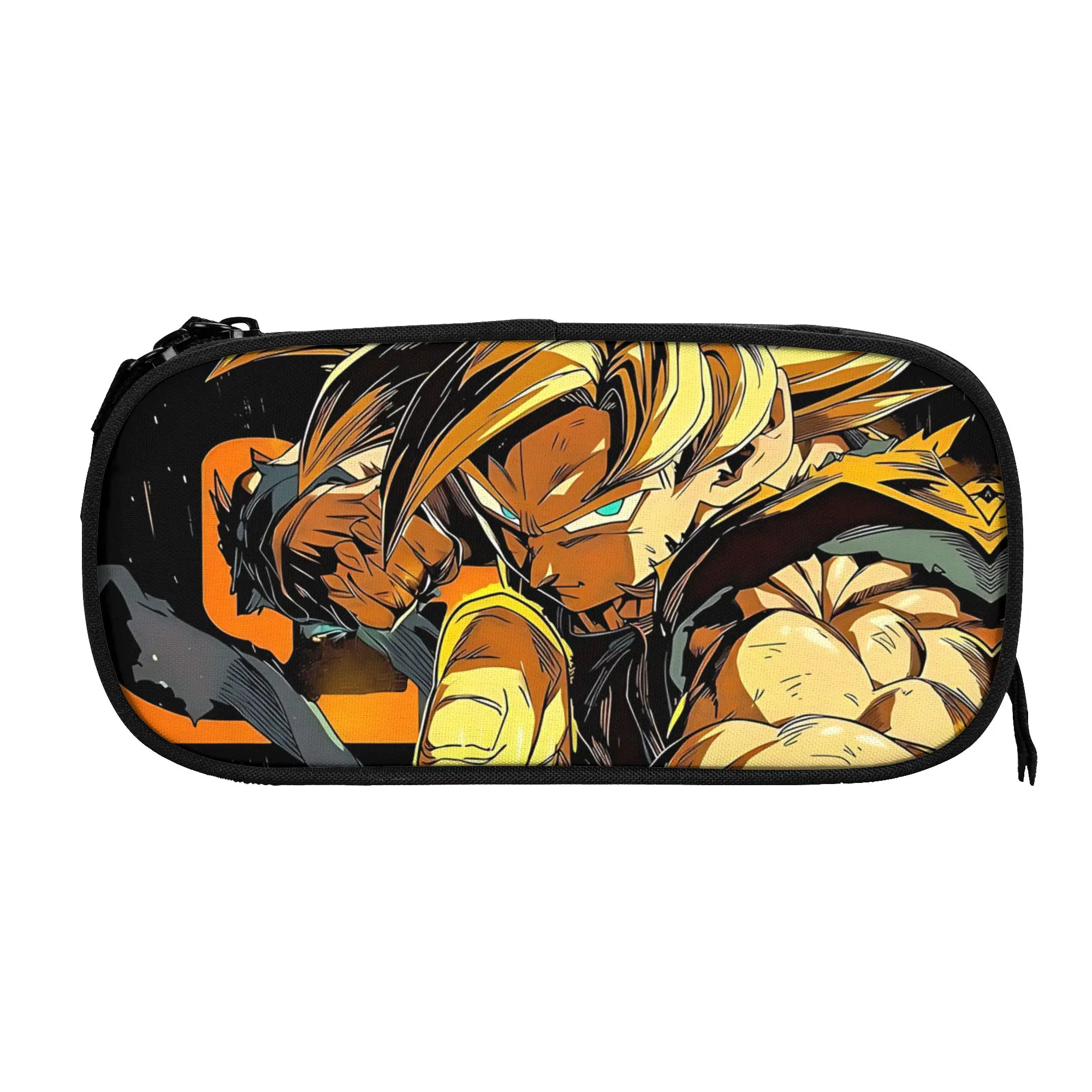 Custom Dragon Ball Super Saiyan Goku Large Capacity Bags for Child  School Pencil Bag for Boys Gilrs Kids