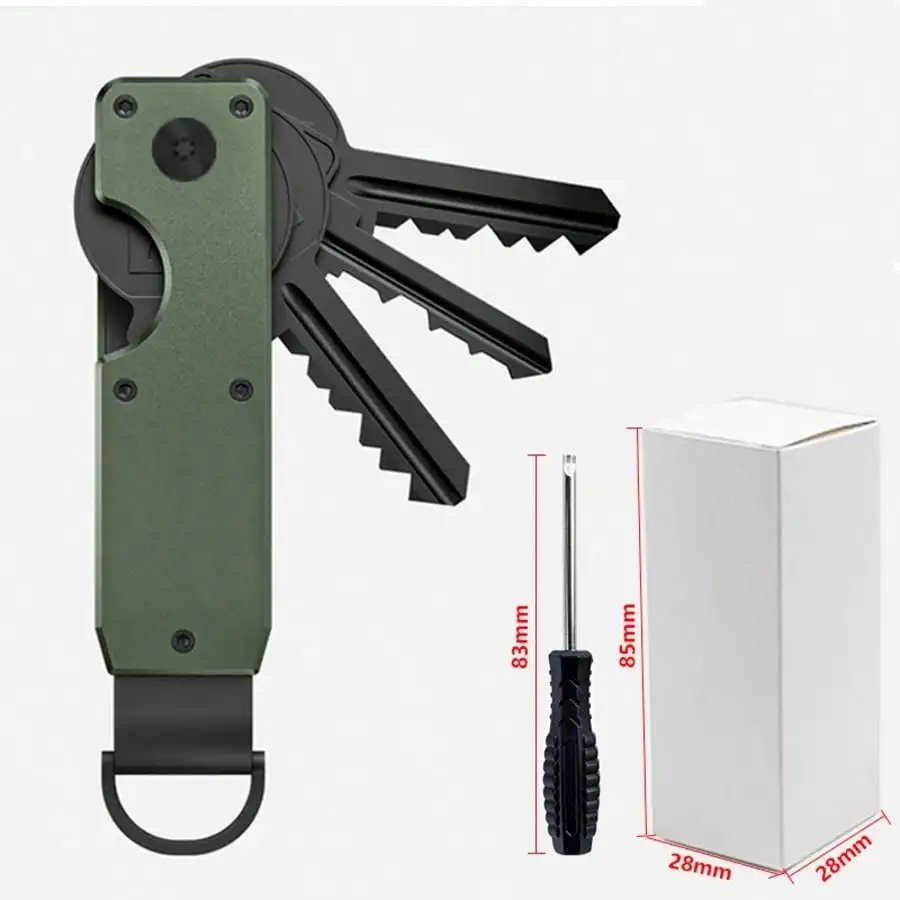 Metal Keychain, Aluminum Alloy Key Organizer, Best Gift For Men And Women