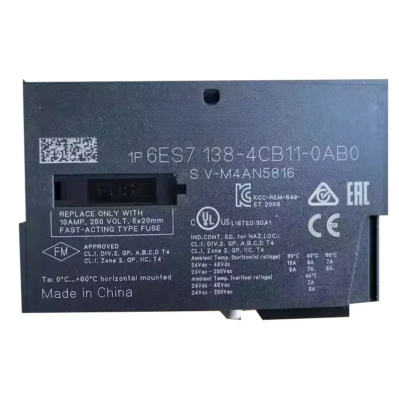 6ES7138-4CA01-0AA0 power module PM-E for ET 200S brand new original PLC programming controller module